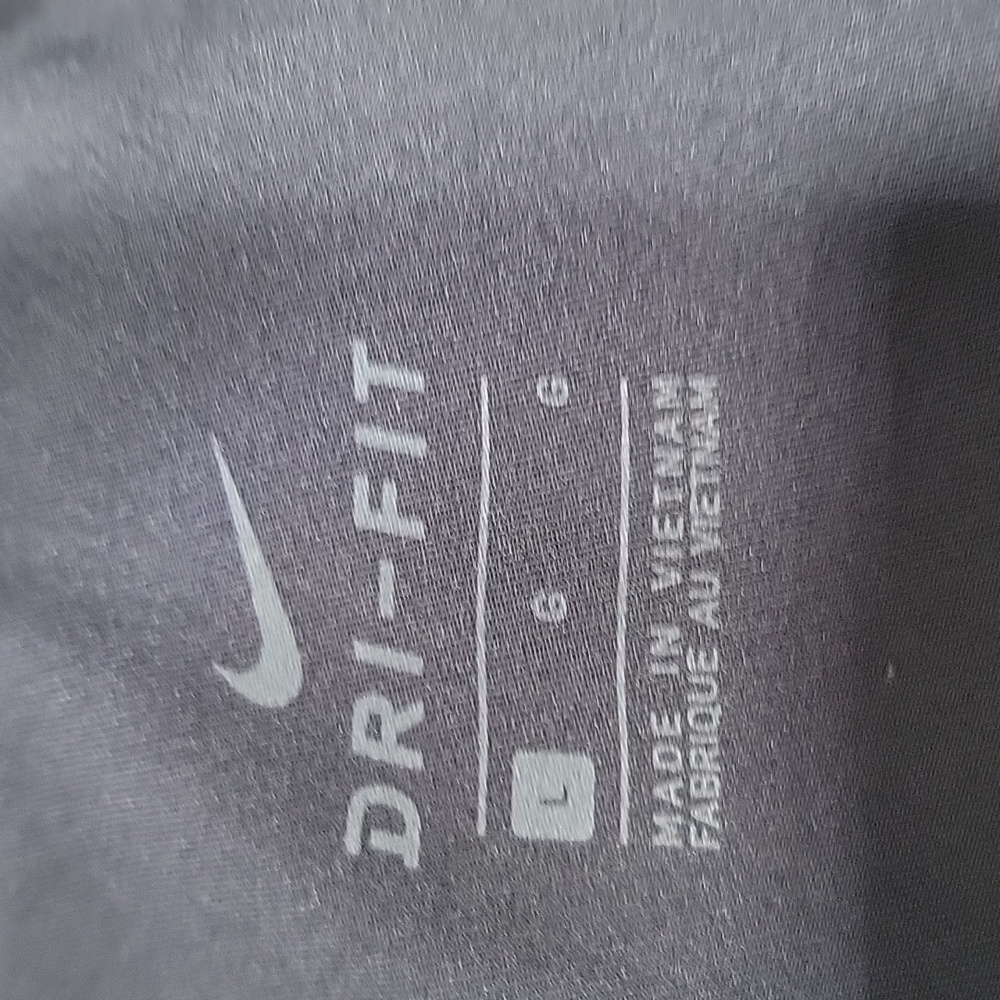 Nike Size L Navy Blue Racer Crop Leggings (Running Essential Crop Capri) - Picture 12 of 15